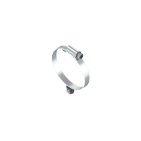 FAVT04 Fascetta FAVT stringitubo in acciaio inox AISI 430 con vite di terra