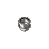 Raccordi A Testa Esagonale In Acciaio Inox 316 - Filetto BSPT 6mm (1/4") - Confezione Da 5 Pezzi