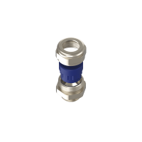PRA03809 Pressacavo PRA 1 foro in ottone nichelato IP68