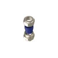 PRA0911 Pressacavo PRA 1 foro in ottone nichelato IP68
