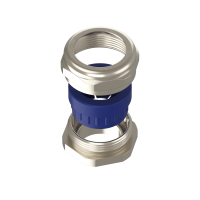 PRA2125 Pressacavo PRA 1 foro in ottone nichelato IP68