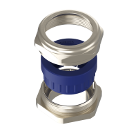 PRA2932 Pressacavo PRA 1 foro in ottone nichelato IP68