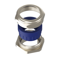 PRA2934 Pressacavo PRA 1 foro in ottone nichelato IP68
