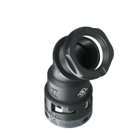 U6BBF17P16 Raccordo BF a 45° senza spigoli interni in poliammide IP66