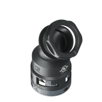 U6BBF29M32 Racor BF de 45° sin bordes internos en poliamida IP66