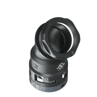 U6BBF29P29 Raccordo BF a 45° senza spigoli interni in poliammide IP66