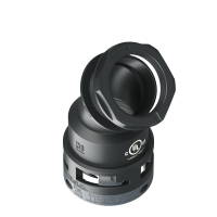 U6BBF36M40 Racor BF de 45° sin bordes internos en poliamida IP66