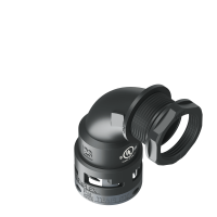 U6BBN23P21 Raccordo BN a 90° senza spigoli interni in poliammide IP66 cULus