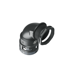 U6BBN29P29 Raccordo BN a 90° senza spigoli interni in poliammide IP66 cULus
