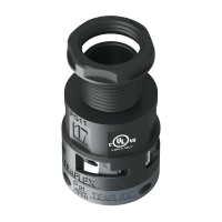 U6BSM17P11 Raccordo SM diritto filetto maschio in poliammide IP66 cULus