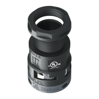 U6BSM17P13 Raccordo SM diritto filetto maschio in poliammide IP66 cULus