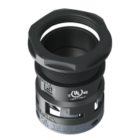 U6BSM29M40 Raccordo SM diritto filetto maschio in poliammide IP66 cULus