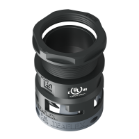 U6BSM29P29 Raccordo SM diritto filetto maschio in poliammide IP66 cULus