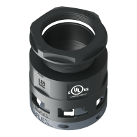 U6BSM48P36 Raccordo SM diritto filetto maschio in poliammide IP66 cULus