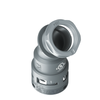 U6GBF23P21 Raccordo BF a 45° senza spigoli interni in poliammide IP66