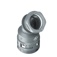 U6GBF29M32 Racor BF de 45° sin bordes internos en poliamida IP66