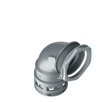U6GBN48M63 Raccordo BN a 90° senza spigoli interni in poliammide IP66 cULus