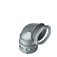 U6GBN48P48 Raccordo BN a 90° senza spigoli interni in poliammide IP66 cULus
