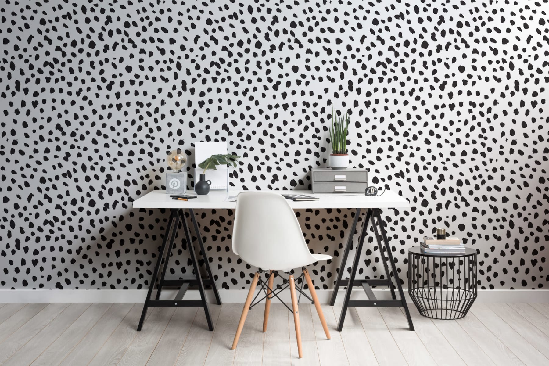 Papier Peint Intissé Galactik Points 3D Blanc | Leroy Merlin