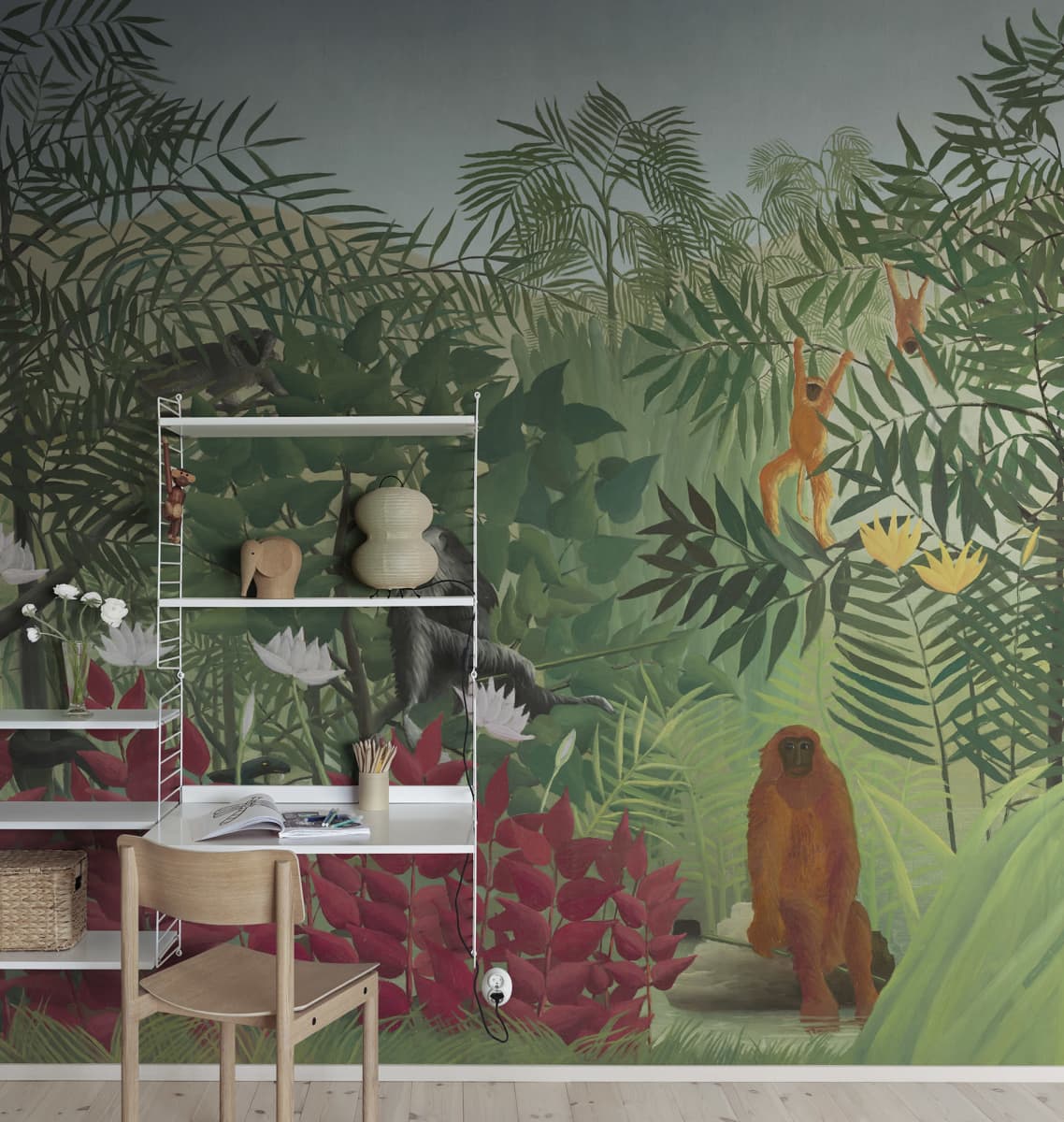 rainforest wallpaper mural