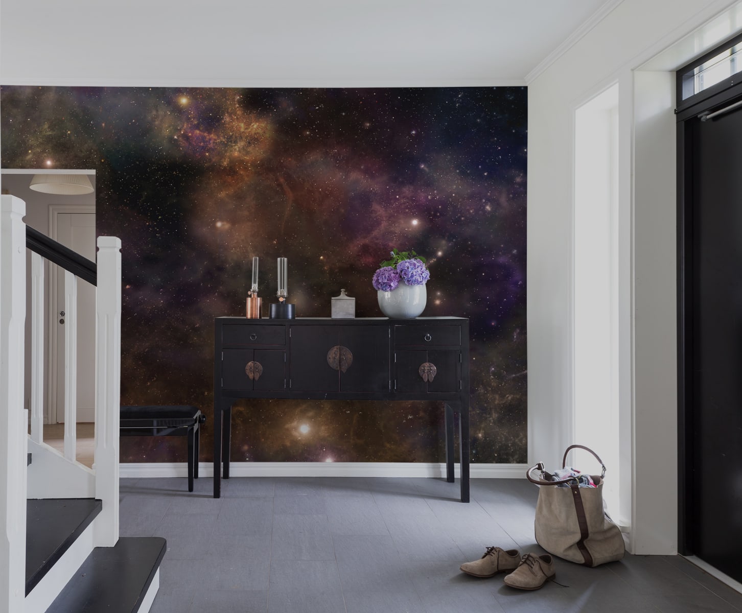 Bright Galaxy Wallpaper Mural  Hovia