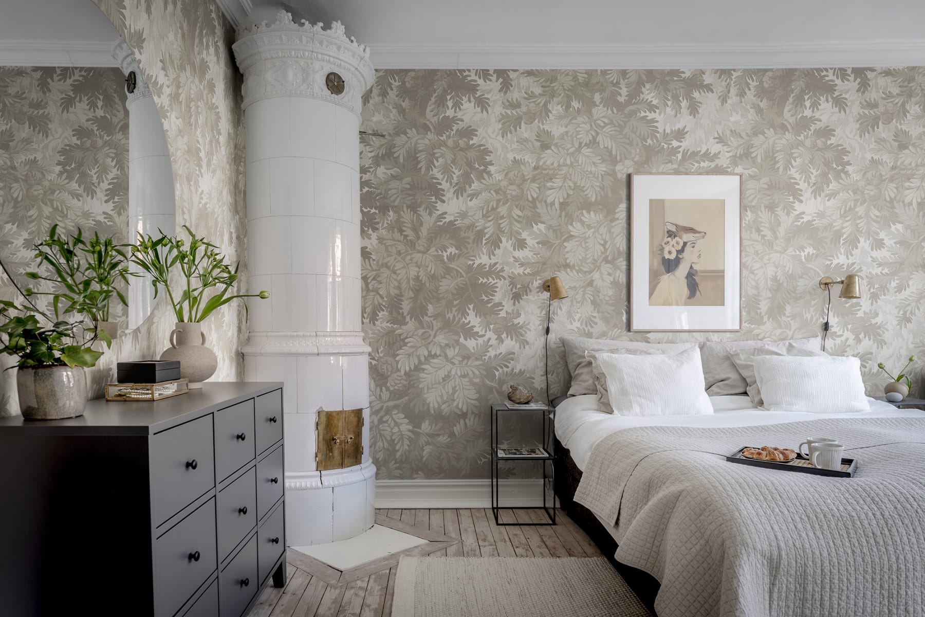 Spruce Forest Sand - Wallpaper | Rebel Walls