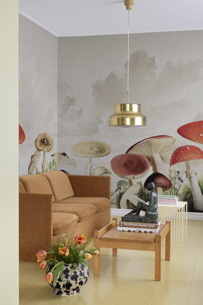 Mushrooms Color - Rebel Walls