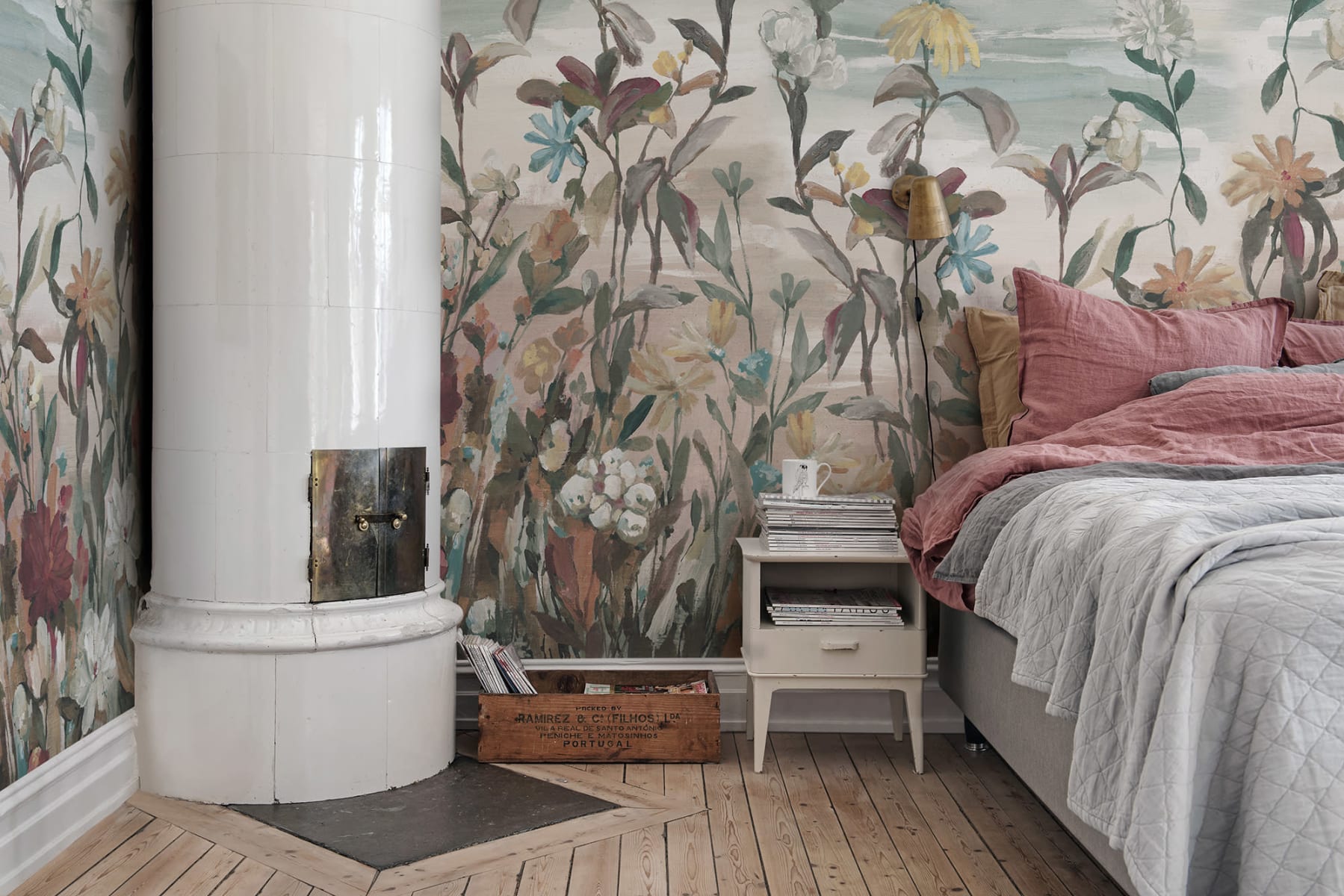 Misty Garden Autumn - Wallpaper | Rebel Walls