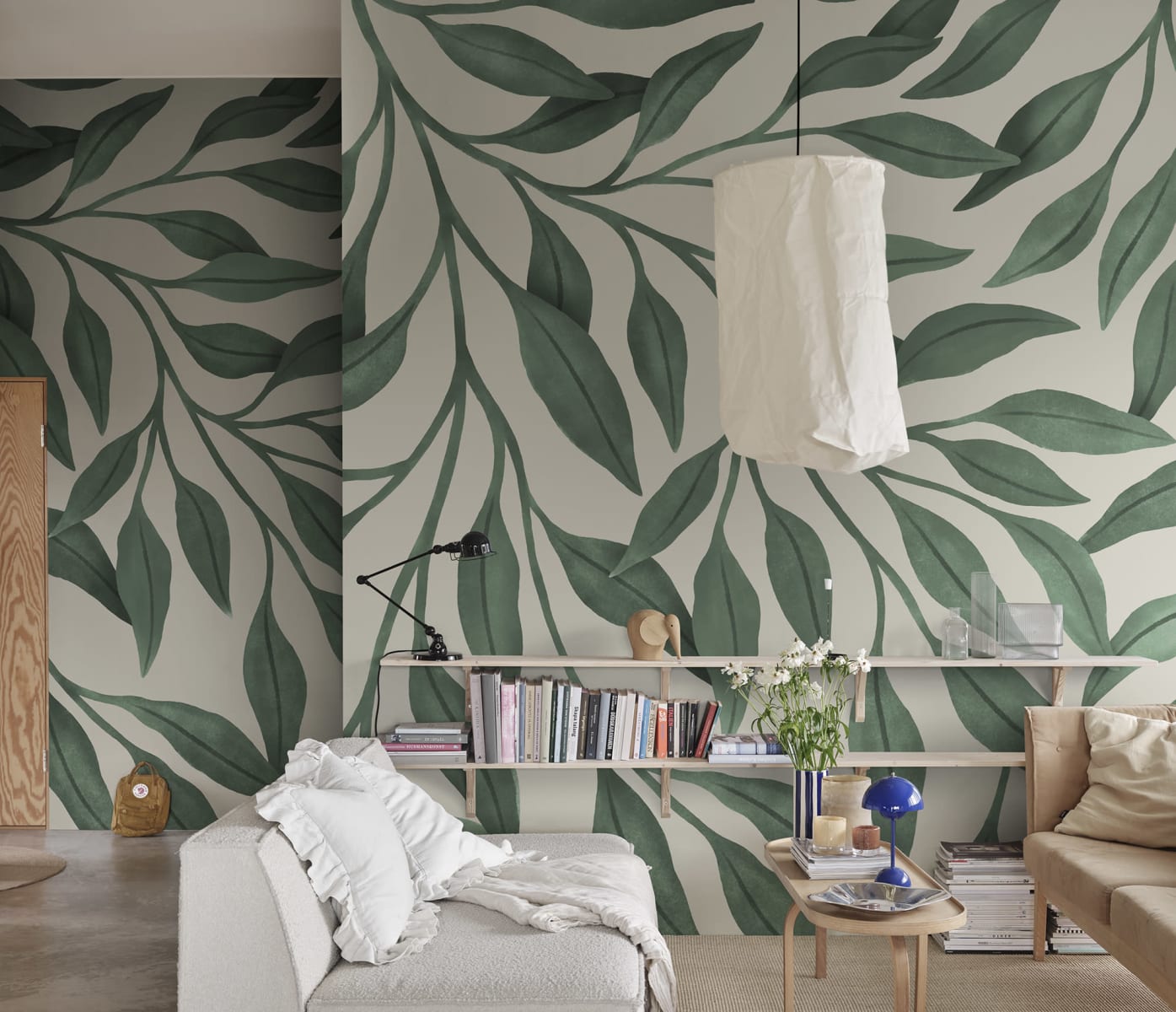 dark green pattern wallpaper