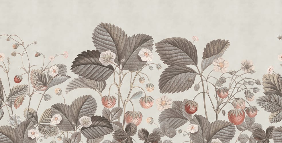 Wild Strawberries Vintage - Rebel Walls