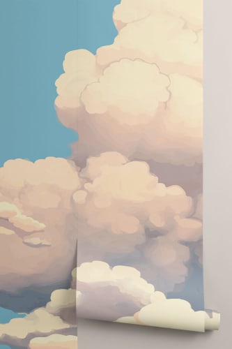 Big Clouds Wallpaper Mural - Hovia Big Clouds Wallpaper Mural - Hovia