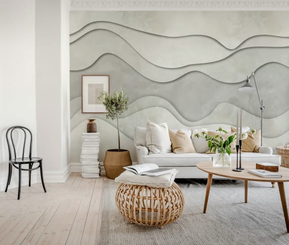 White 3d wallpaper cheap
