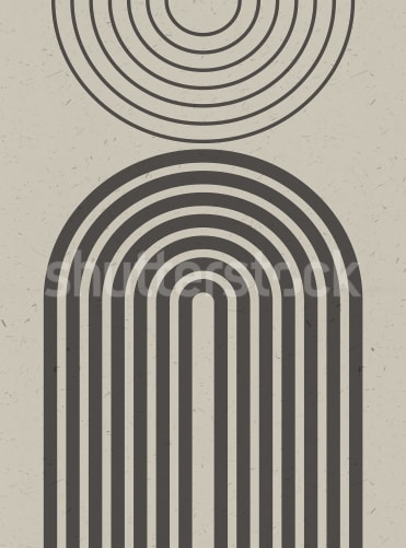 Retro och minimalistisk