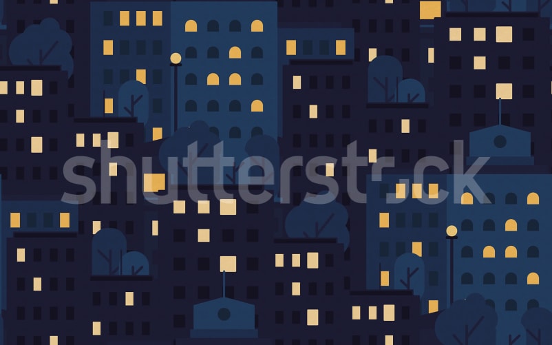 Urban Nightscape Eleganz