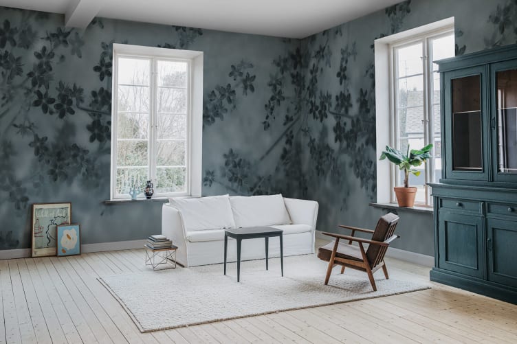 Blaues Schattenspiel