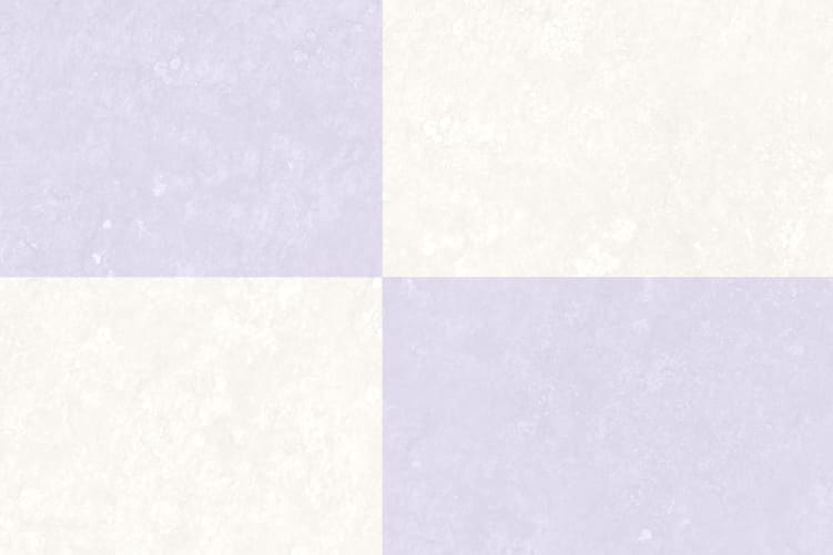 Papier peint panoramique à carreaux lilas pastel