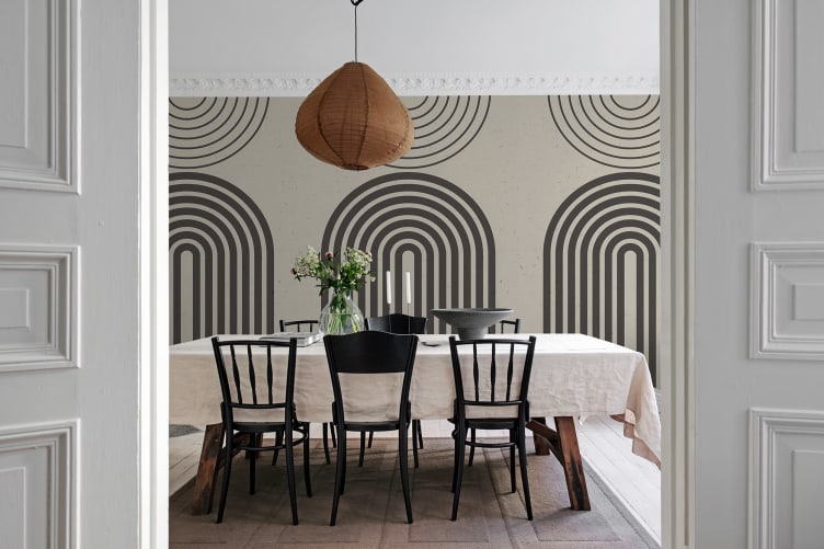 Retro och minimalistisk