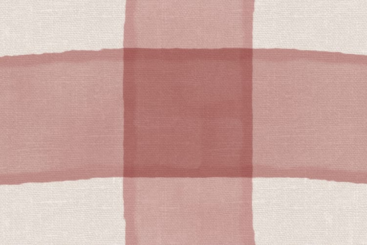 Classic Gingham Charm i fet röd färg