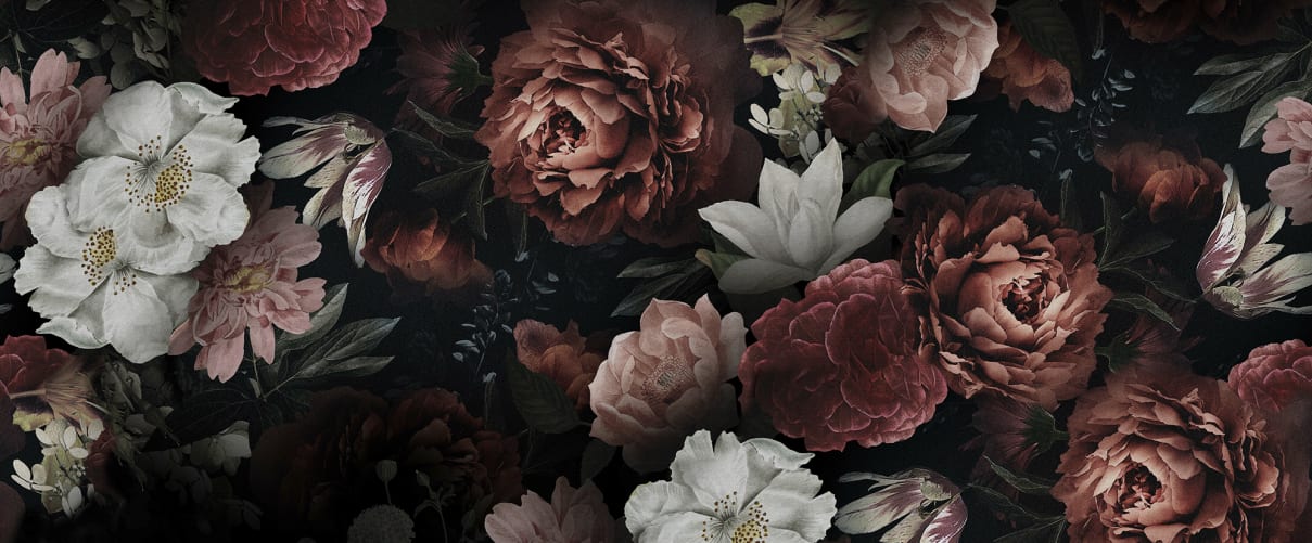 Fantasia floreale dark