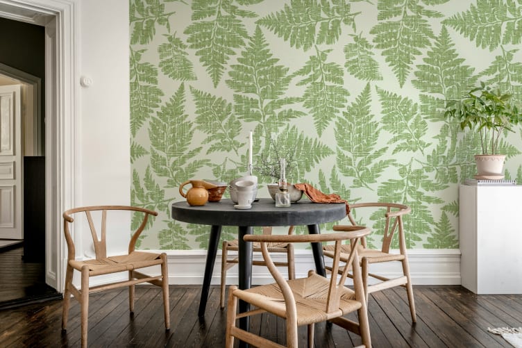 Omfamna naturen med vårt gröna Fern-tryck