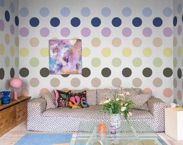 pastel dot wallpaper