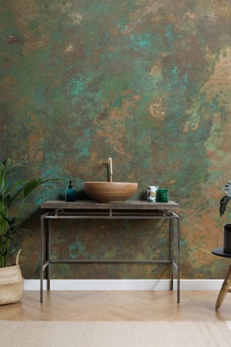 green copper wallpaper