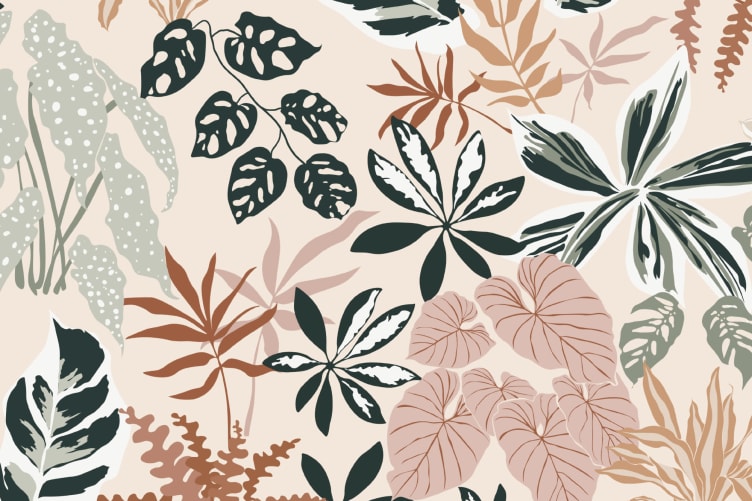 wallpaper botanical design