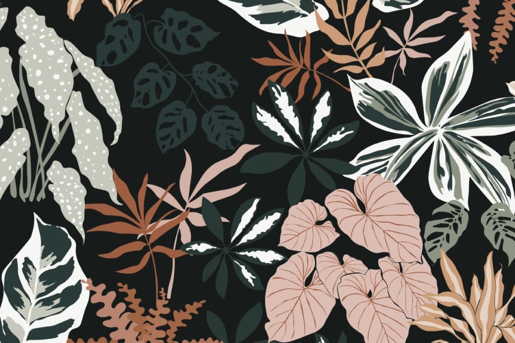 plant wallpaper b&q