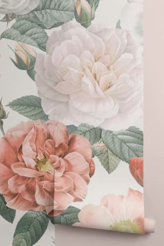 rose print wallpaper