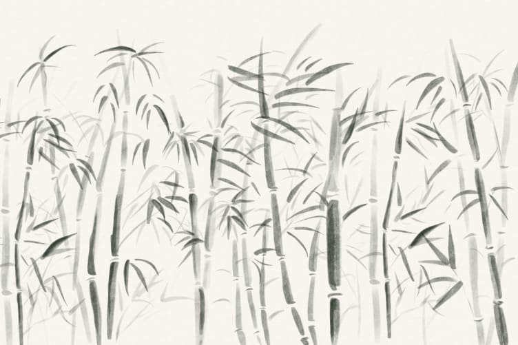 chinese bamboo painting wallpaper