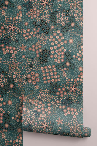 japanese flower pattern wallpaper