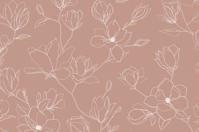 repeating floral pattern wallpaper