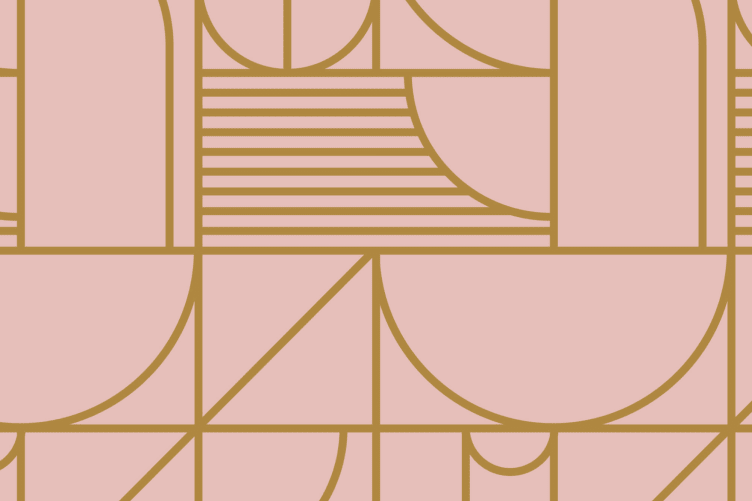pink and gold pattern wallpaper