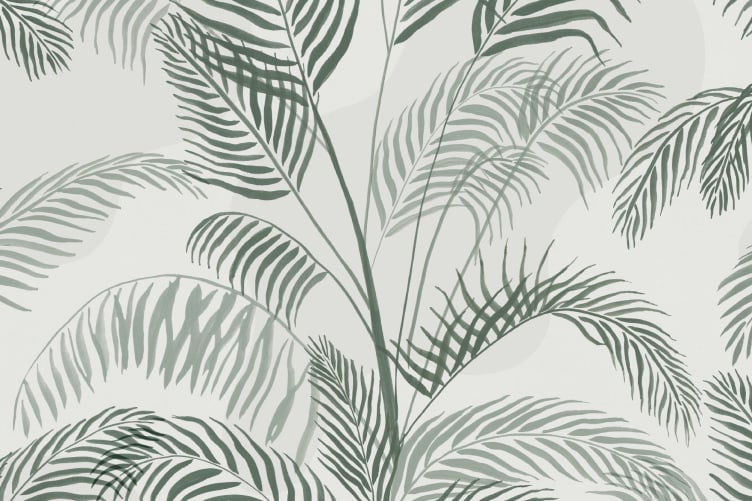 tropical palm print wallpaper